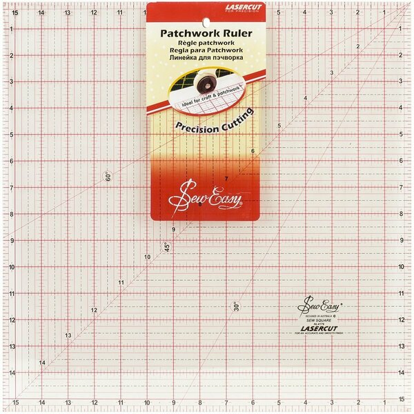 Tacony 15.5 in. X15.5-RULER QUILT SQUARE NL4179